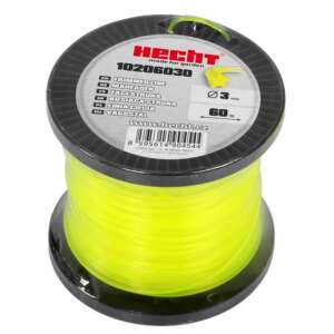 Hecht 10206030 3mm x 60m star trimmer line for garden, yellow - Trimmer Line