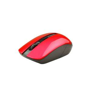 Havit MS989GT wireless mouse, red and black, angled view - Havit