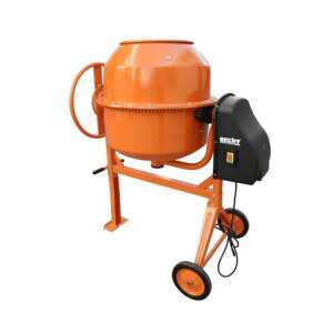 Hecht 2141 140L Betonmischer, 3/4 Ansicht - Werkzeug für Maurer und Fliesenleger