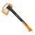 Fiskars X17 splitting axe with blade cover