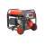 Hecht GG 8000 Benzin Generator, rot und schwarz, mit Rädern