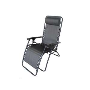Hecht gray relaxing chair, comfortable outdoor seating - Garden Chair