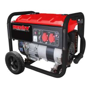 Hecht GG3300W Benzin-Generator, rot und schwarz, mit Rädern - Aggregatoren