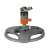 Gardena Comfort Turbine Sprinkler with Base, grey and orange, for watering lawns