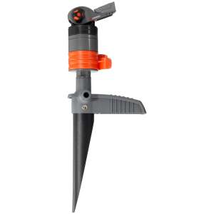 Gardena Comfort Turbine Sprinkler, grey and orange, with adjustable range and sector - Sprinkler and Irrigator