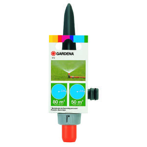 Gardena oscillating sprinkler, 80 square meter coverage, 10 meter range, garden watering - Sprinkler and Irrigator