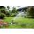 Gardena Premium Impulse, Circle and Sector Sprinkler in use, watering lawn