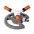 Bradas White Line WL-Z16 3-arm rotating sprinkler, grey and orange, for watering small to medium sized areas