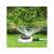 Bradas White Line WL-Z15 8-pattern sprinkler in use, watering a garden