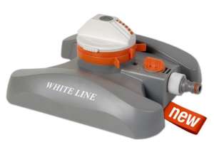 Zraszacz obrotowy Bradas White Line WL-Z142 z regulowanym wzorem rozpylania, zasięg 360m² - Bradas