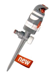 Aspersor rotativ Bradas White Line WL-Z02 cu 2 modele, cu vârf, gri și portocaliu - Bradas