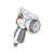 Bradas White Line WL-EN53M 7 function garden hose nozzle, white and gray, packaged