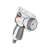 Bradas White Line WL-EN53M 7 function garden hose nozzle, white and gray, packaged