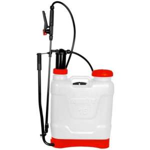 Hecht 4166 16L Backpack Sprayer, white and red, for garden and pest control - Hecht