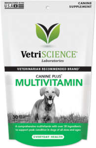 VetriScience Canine Plus multivitamin rágótabletta kutyáknak (30 db) 31529153 Táplálékkiegészítők, kisállat tápszerek
