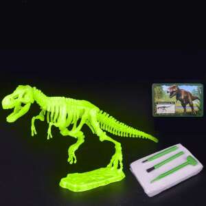 Dínó csontváz foszforeszkáló építő szett T-rex 73703813 Tudományos és felfedező játék
