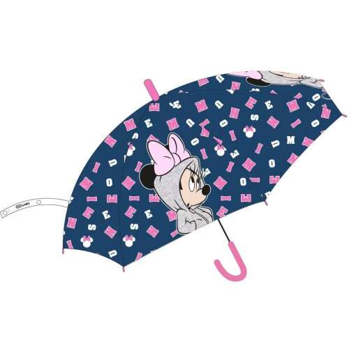 Disney Gyerek átlátszó félautomata Esernyő - Minnie mouse #kék-rózsaszín 33353618