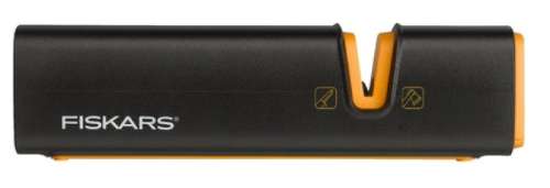Fiskars Xsharp Axt- und Messerschärfer, schwarz und orange
