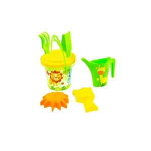 Homokozó szett vödörrel, lapáttal, gereblyével, locsolókannával és formákkal, tökéletes a gyerekeknek a homokban való játékhoz - Felfújható játék & Strandjáték