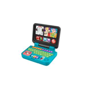 Fisher-Price Laugh & Learn Let's Connect Laptop, образователна играчка за малки деца - Интерактивна детска игра
