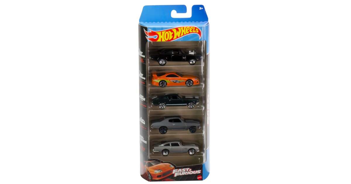 5 DB HOT WHEELS FAST&FURIOUS AUTÓ KÉSZLET Pepita.hu