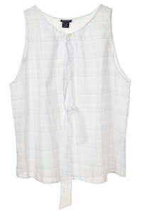 Gant masnis, ujjatlan női Blúz - Kockás #fehér 31534814 Női blúzok, ingek