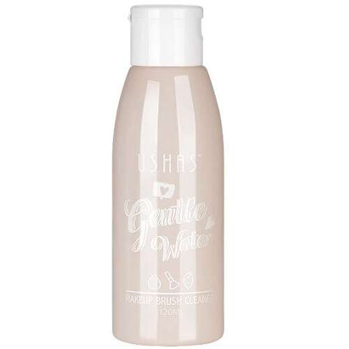 Smink ecsettisztító oldat, Ushas, kímélő víz, 120 ml