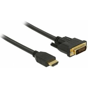 Delock HDMI to DVI cable, 1 meter, bidirectional - HDMI Adapter