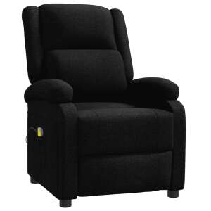 Black electric massage recliner chair with high backrest - Living Room Furniture
