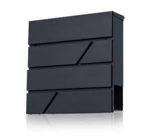 Vízálló zárható Postaláda #antracit