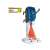 Scheppach DP 60 pillar drill with laser guide, digital display, and adjustable depth