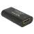 Delock HDMI repeater 4K 60Hz, black, 30m