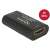 Delock HDMI repeater 4K 60Hz, black, 30m