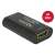 Delock HDMI repeater 4K 60Hz, black, 30m