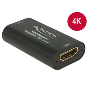 Delock 11462 HDMI 4K 60Hz UHD Repeater for signal amplification - Computers and Accessory