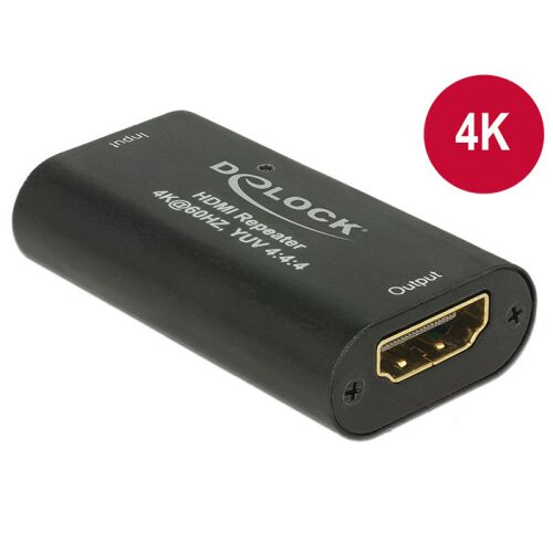Delock 11462 HDMI 4K 60Hz UHD Repeater for signal amplification