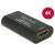 Delock HDMI repeater 4K 60Hz, black, 30m