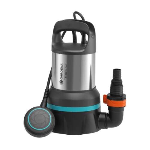 Gardena 11000 submersible pump for clean water, stainless steel, 11000 l/h, 0.7 bar, 7 m delivery height