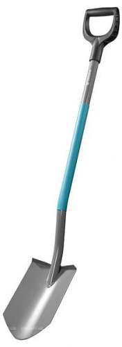 Gardena ClassicLine pointed shovel, blue handle, gardening tool