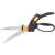 Fiskars Servo-System™ Grass Shears, black, orange, stainless steel blades, ergonomic design