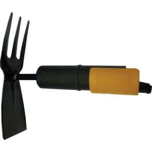 Fiskars QuikFit™ градински инструмент, глава с вилица и мотика, за използване с дръжки QuikFit™ - Fiskars