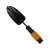 Fiskars QuikFit™ Planting Trowel Head, black steel head with orange handle, for planting, transplanting, and potting