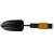 Fiskars QuikFit™ Planting Trowel Head, black steel head with orange handle, for planting, transplanting, and potting