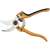 Fiskars Pro professional large pruning shears, orange and black handles, silver blades
