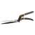 Fiskars Solid™ grass shear, black and yellow, side view