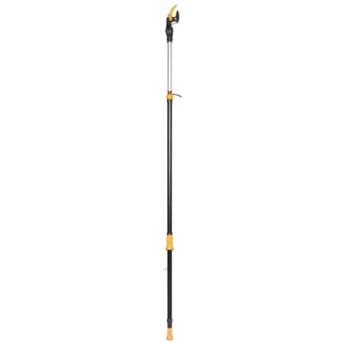 Fiskars PowerGearX™ Телескопични ножици за клони, регулируема дължина 2,4-4m, обхват 6m, капацитет на рязане 3,2cm