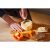 Slicing soft cheese with Fiskars Functional Form cheese slicer