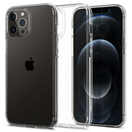 Spigen Ultra Hybrid case for iPhone 12 and 12 Pro, clear, transparent, protective, shockproof