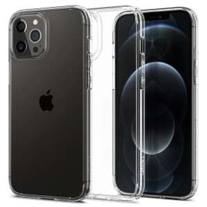 Spigen Ultra Hybrid Hülle für iPhone 12 und 12 Pro, klar, transparent, schützend, stoßfest - Spigen