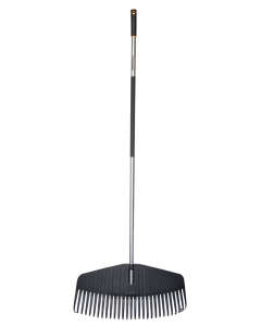 Hrabeľa Fiskars Ergonomic™ na veľké lístie, čierna, hliníková rukoväť - Fiskars